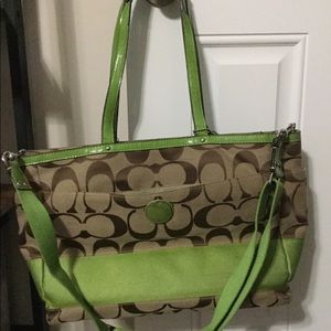 Coach diaper bag